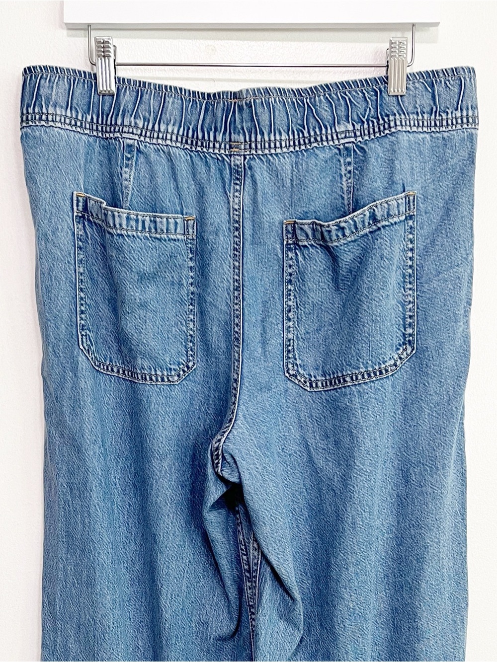 BOGO! Gap Baggy Easy Jean Wide Leg Medium Indigo Wash Size Large - Picture 7 of 10